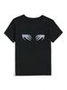 Women's Casual Black T-Shirt Simple round Neck Short Sleeve Breathable Cotton Polyester Top European American Fast Fashion_ecoleips.com
