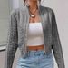 Women's Clothing Korean-Style Short Zipper Cardigan – Lightweight Knit Sweater For Women_ecoleips.com