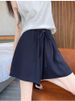 K Women's New Thin Sports Wide Leg Shorts For Wearing Outside Casual Cropped Pants_ecoleips.com