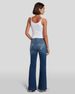 Women's Clothing Stretch Mid Rise Flared Jeans Plus Size Stretchy Mid_ecoleips.com