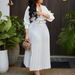 Women's Clothing Autumn New Fashion Temperament Solid Color Large Size Dress_ecoleips.com