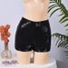 Aria Basics Aria Basics 51437 European And American INS Sequin Style Women's Clothing, New Christmas Leopard Print Hot Pants With Elastic Waist,_ecoleips.com