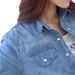 2026 New Pure Cotton Thin Denim Shirt For Women, Spring And Autumn Long Sleeve Slim Fit Shirt, Summer Sun Protection_ecoleips.com