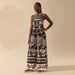 Women's Clothing Printed Fashion Sexy Temperament Halterneck Sleeveless Wide Leg Trousers_ecoleips.com
