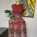 Women's Clothing Women's Clothing Spring New Sweet And Fresh Printed Round Neck High Waist Slit Dress Long Skirt_ecoleips.com