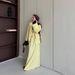 Women's Clothing Middle Eastern Arabic Skirt Two Piece Suit For Women New Fashion Lace Up Loose Suit Shirt Casual_ecoleips.com