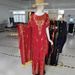 Verve Live Brocade Muslim Robe Ethnic Style Set Dress Fashion Versatile_ecoleips.com