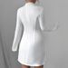 Women’s Clothing Autumn And Winter New Elegant Long Sleeved Sleeves Slit Solid Color Women's Dress_ecoleips.com
