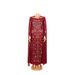 Women's Clothing dress elegant chiffon long sleeve fashionable heavy hot diamond bubble beads hip fishtail large size elastic_ecoleips.com