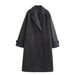 Women's Clothing Autumn And Winter New Temperament Fashion Long Soft Loose Coat_ecoleips.com