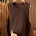 Loose Hollow Knit Vest For Women, 2026 Spring/Summer New Style, Layered Vest, Simple Sleeveless Jacket_ecoleips.com