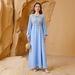 Muslim Women's Rhinestone Robes Middle Eastern Style Best Selling Clothing_ecoleips.com