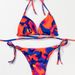 Women's Clothing Sexy Printed Multicolor Strap Bikini Swimsuit_ecoleips.com