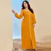 Women's Clothing High Luxury Style Dress Slim Fit Lady Slim Hand Sewn Long Skirt_ecoleips.com