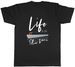 Women's T-Shirts Life In The Slow Lane Narrowboat Canal Boat Mens T-Shirt Tee Gift Top_ecoleips.com