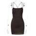 Women's Satin One-Shoulder Dress Sexy Exposed Hip Design European American Style Summer Nightclub Fashion Cross Border_ecoleips.com