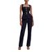 2025 European American Cross-Border Women's Fashion Modern Style Button High-Waist Denim Top And Pants Set 30857_ecoleips.com