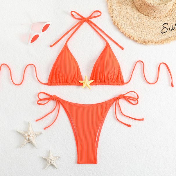 European and American sexy bikini 2025 new split swimsuit female cross border fashion triangle swimsuit bikini wholesale_ecoleips.com