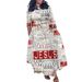 Women' Clothing 2024 Spring New Fahion Elegant Temperament Printed Strap Large Hem Plu Size Foreign Trade_ecoleips.com