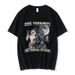 Hide Your Wife The Alpha Is Here Funny Wolf Meme T-shirts Men Women Clothing Fashion Hip Hop T-shirt 100% Cotton Casual T Shirts_ecoleips.com