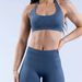 Women's Clothing High Elastic Ultra Fine Matte Nylon Halter Neck Seamless Sports Bra Backless Shockproof Yoga Bra_ecoleips.com