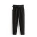 Slim-Fit Stretch Work Pants For Women - High Waist, Straight Leg, 9-Length, Solid Colors, S-XXXL"_ecoleips.com