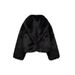 Fur Jacket Women's Fashion Elegant Fox Fur Coat Short Cropped Casual Streetwear With Pockets (Multiple Colors)_ecoleips.com