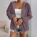 Women's Lightweight Hooded Zip-Up Jacket - Breathable Sun Protection Outerwear With Relaxed Fit, Available In Black, White, Gray & Lavender_ecoleips.com