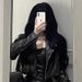 Women's Autumn New Style Hot Girl Short Leather Jacket Coat Camisole Slim Fit Bodycon Dress Trendy_ecoleips.com