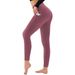Women's Clothing Double Sided Pocket High Waist Yoga Pants High Elastic Milk Silk Spring And Autumn Nine Point Nude Yoga Leggings_ecoleips.com