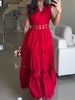 Women's Clothing Retro Sleeveless Dress Lace Hollow Design Niche Fairy Dress_ecoleips.com