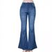 Women's Clothing Thin High Waist Slightly Elastic Wide Leg Jeans For Women_ecoleips.com