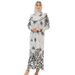 Middle Eastern Abaya Robe, Turkish Long Gown, Ethnic Clothing, Embroidered, Loose And Elegant Muslim Women's Clothing_ecoleips.com