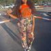 Women's Clothing Autumn And Winter New Fashion Leaf Print Workwear Straight Loose Trousers_ecoleips.com