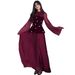 Elegant High-Waist Bodycon Dress With Rhinestone Detailing & Color Blocking For Women - Slim Fit Long Sleeve Party Dress_ecoleips.com