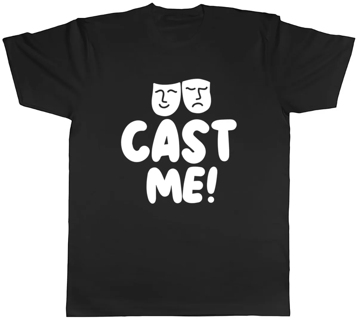 Women's T-Shirts Cast Me Theatre Day Stage Actor Acting Mens T-Shirt Tee Gift Top_ecoleips.com