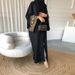 Verve F418 Arabic Embroidered Fashionable Outerwear Abaya Robe_ecoleips.com