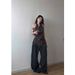 Elegant Swing Neck Halter Vest Top Fashionable Loose Fit Versatile Wide-Leg Casual Pants Women's Two-Piece Set_ecoleips.com