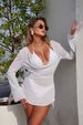 Women's Clothing American Style Solid Color Three Piece Bikini Swimsuit With Mesh Skirt Sexy Beach Sun Protection Fashionable Design For Women_ecoleips.com