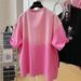 Women's Clothing Loose And Age Reducing Dopamine Oversize Tie Dye Top_ecoleips.com