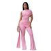 Elegant Lace Trim Jumpsuit for Women Long Sleeve Wide Leg Romper High-End Design Summer Fashion One-Piece Outfit_ecoleips.com