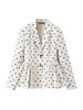2025 Autumn Winter Fashion Double-Breasted Blazer With Long Sleeves And Polka Dots For Women_ecoleips.com