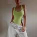 Summer Solid Color Sleeveless Vest Bodysuit for Women Sexy Hot Girl Slim Fit Cross Border Wholesale 2025 New Arrivals_ecoleips.com