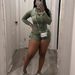 Women's Clothing Style Women's Long Sleeved Hooded Slim Fit Jumpsuit Two Piece Set Spring Summer For Formal & Casual_ecoleips.com