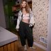 Popular European American Women's Clothing New Model Sports Straight Loose Slimming Versatile Casual Women, High-waisted_ecoleips.com