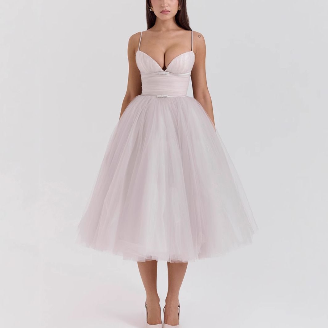 Women's Clothing Sexy Suspender Backless Casual Christmas Party Dress_ecoleips.com