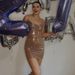 INS European And American Style 2023 Spring Summer New Fashion Women's Sexy Strap Off-Shoulder Slim Fit Bodycon Dress_ecoleips.com