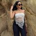 Sexy Strapless Lace Backless Dress New Arrival Spicy Girl Camisole Dress Women Casual Vacation Bodycon Dress_ecoleips.com