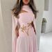 Women's Clothing Spring Sexy Chiffon Shawl Beaded Evening Dress_ecoleips.com