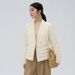 girl Girl Cross-Border Lightweight Down Jacket Women, Short V-Neck, Layer, Inner Wear, White Duck Down, Stylish Slimming Warm Coat_ecoleips.com